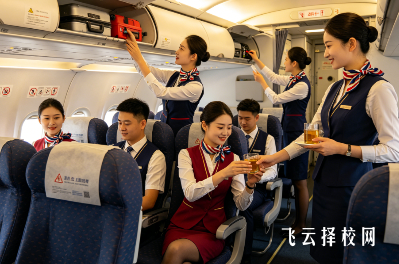 绵阳高级技工学校航空服务形象好气质佳
